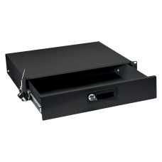 DRW-2U-BK (8637c). Ящик для документов 2U, глубиной 360 мм, цвет черный. CABEUS
