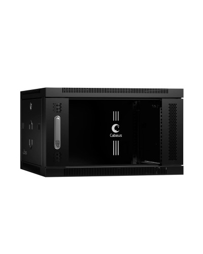SH-05F-6U60/60-BK (8587c). Шкаф телекоммуникационный 19 настенный 6U. CABEUS в Челябинске