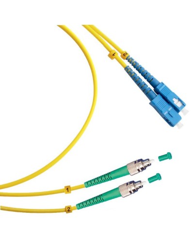 FOP(d)-9-FC/APC-SC/UPC-15m (8068c). Патч-корд оптический. CABEUS в Челябинске