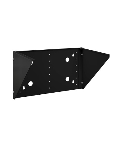 NC-6U-V-BK (12027c). Кронштейн настенный вертикальный 19 6U, цвет черный. CABEUS в Челябинске
