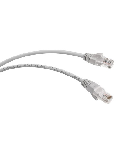 PC-UTP-RJ45-Cat.6-0.3m-LSZH (8875c), серый. Патч-корд медный. CABEUS в Челябинске