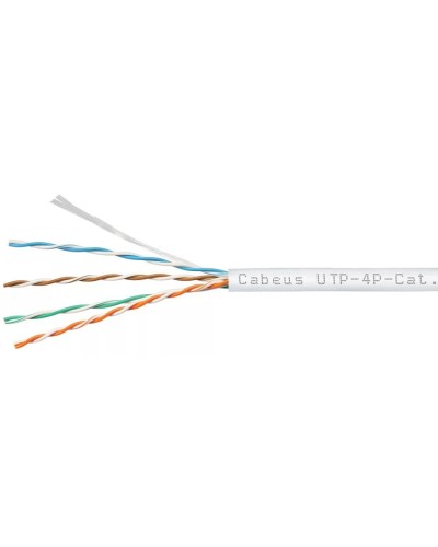 UTP-4P-Cat.5e-SOLID-LSZH-GY (9776c). Кабель «витая пара» (LAN) для структурированных систем связи. CABEUS в Челябинске