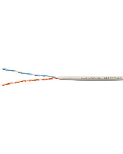 UTP-2P-Cat.5e-SOLID-GY-100 (7169c-5). Кабель «витая пара» (LAN) для структурированных систем связи. CABEUS в Челябинске
