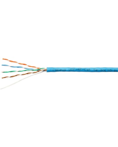 UTP-4P-Cat.5e-SOLID-BL (7248c). Кабель «витая пара» (LAN) для структурированных систем связи. CABEUS в Челябинске