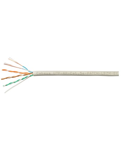 UTP-4P-Cat.5e-SOLID-GY-LIGHT (9995c). Кабель «витая пара» (LAN) для структурированных систем связи. CABEUS в Челябинске