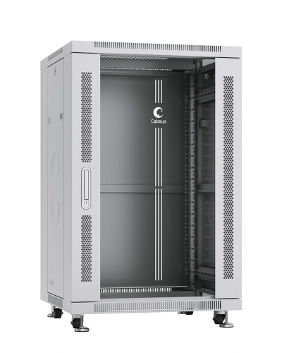 SH-05C-18U60/100 (7228c). Шкаф телекоммуникационный 19 напольный 18U. CABEUS в Челябинске