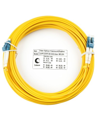 FOP(d)-9-LC-LC-1,5m (7514c). Патч-корд оптический. CABEUS в Челябинске