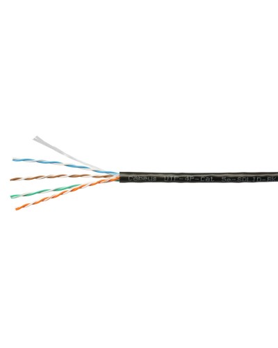 UTP-4P-Cat.5e-SOLID-BK-100 (7252c-5). Кабель «витая пара» (LAN) для структурированных систем связи. CABEUS в Челябинске