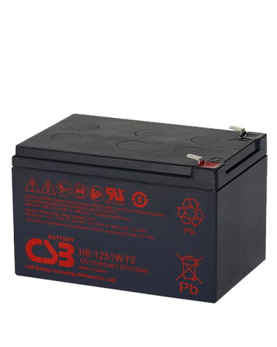 CSB HR 1251W. Аккумулятор герметичный свинцово-кислотный. CSB в Челябинске