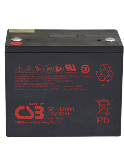 CSB GPL 12800. Аккумулятор герметичный свинцово-кислотный. CSB в Челябинске