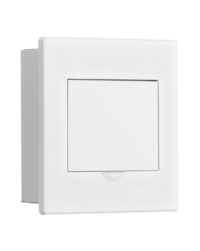 Корпус ЩРВ-М 4 модуля IP41 встраиваемый белая дверь (31100DEK). Корпус пластиковый. DEKraft в Челябинске