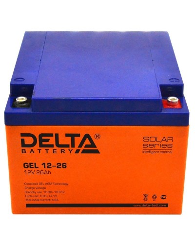 Delta GEL 12-26. Аккумулятор герметичный свинцово-кислотный. Delta в Челябинске