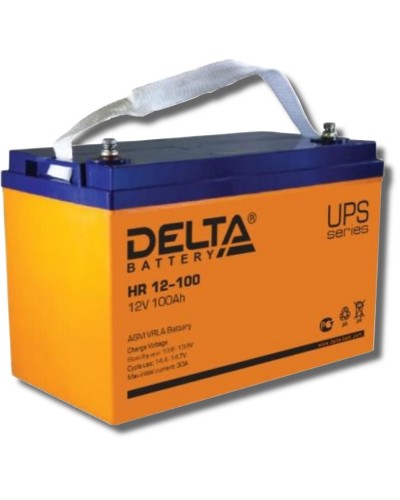 Delta HR 12-100. Аккумулятор герметичный свинцово-кислотный. Delta в Челябинске