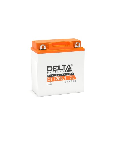 Delta CT 1205.1. Аккумулятор герметичный свинцово-кислотный стартерный. Delta в Челябинске