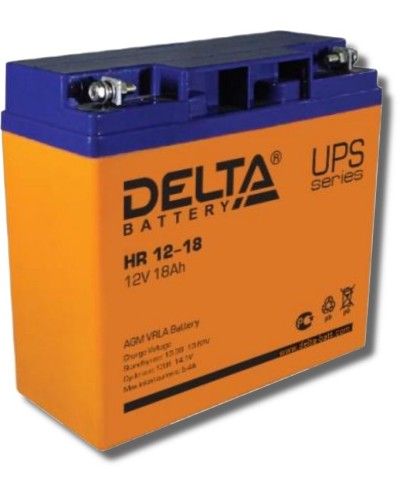 Delta HR 12-18. Аккумулятор герметичный свинцово-кислотный. Delta в Челябинске