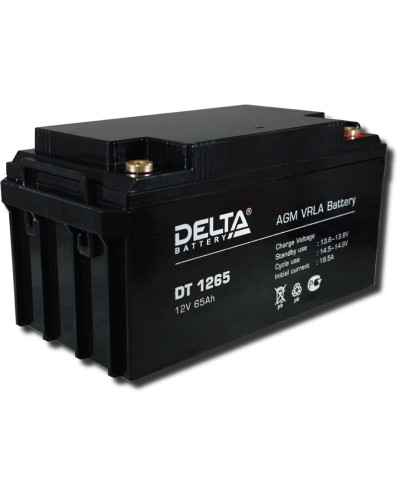 Delta DT 1265. Аккумулятор герметичный свинцово-кислотный. Delta в Челябинске