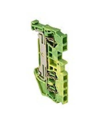 JXB-ST-2.5 3-проводная, земля, желто-зеленная (plc-jxb-st-2.5-3-pen). Колодка клеммная пружинная. EKF в Челябинске