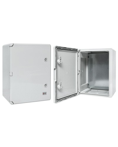 Бокс пластиковый с монтажной платой 400х300х220 IP65 PROxima (PB65MP004). Бокс пластиковый антивандальный. EKF в Челябинске