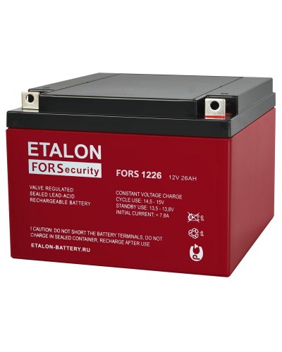 ETALON FORS 1226. Аккумулятор герметичный свинцово-кислотный. ETALON в Челябинске