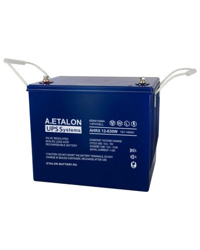 A.ETALON AHRX 12-630W (140). Аккумулятор герметичный свинцово-кислотный. ETALON в Челябинске