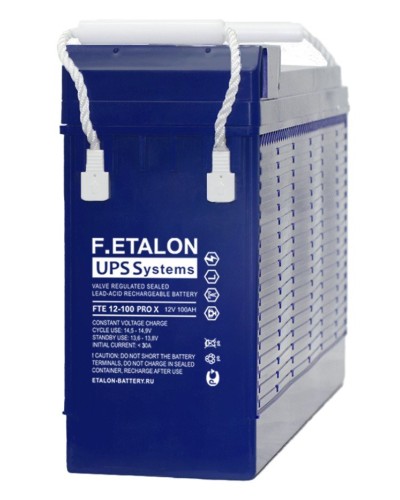 F.ETALON FTE 12-100 PRO X. Аккумулятор герметичный свинцово-кислотный. ETALON в Челябинске