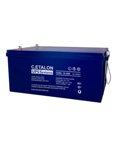 C.ETALON CHRL 12-200. Аккумулятор герметичный свинцово-кислотный. ETALON в Челябинске