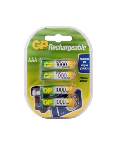 GP 100AAAHC AAA (GP 100AAAHC-2DECRC4), упак. 4 шт.. Перезаряжаемые аккумуляторы. GP Batteries в Челябинске