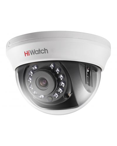 DS-T201(B) (2.8мм). Бюджетная видеокамера мультиформатная купольная. HiWatch в Челябинске
