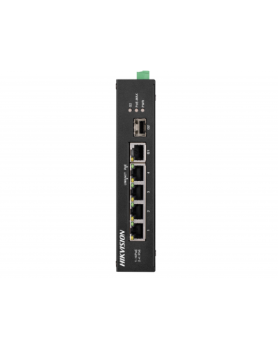 DS-3T0306HP-E/HS. Коммутатор с питанием POE. Hikvision в Челябинске