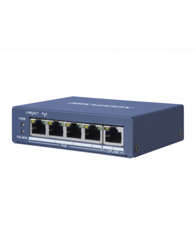 DS-3E0505P-E/M. Коммутатор с питанием POE. Hikvision в Челябинске