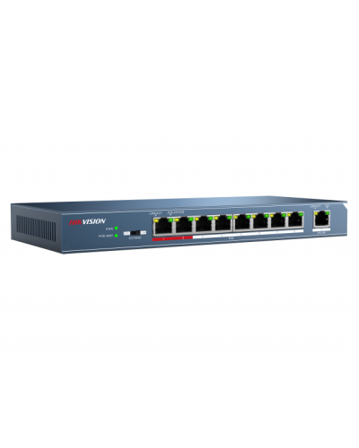 DS-3E0109P-E/M(B). Коммутатор с питанием POE. Hikvision в Челябинске