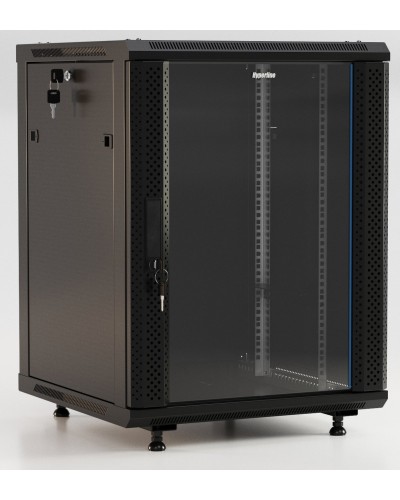 TWB-FC-1545-GP-RAL9004. Шкаф телекоммуникационный 19 настенный 15U. Hyperline в Челябинске