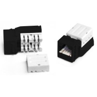 KJNE-8P8C-C5e-90-BK. Вставка Keystone Jack RJ-45. Hyperline