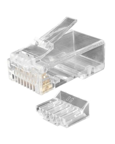 PLUG-8P8C-UV-C6-100 (100 шт). Разъем RJ-45. Hyperline в Челябинске