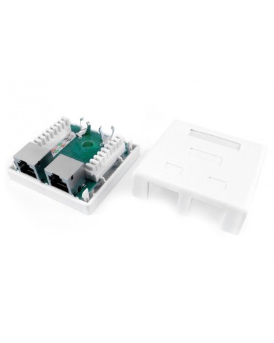 SB1-2-8P8C-C6-SH-WH. Розетка RJ-45. Hyperline в Челябинске