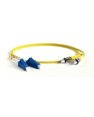FC-D2-9-LC/UR-ST/UR-H-3M-LSZH-YL. Патч-корд волоконно-оптический одномодовый. Hyperline в Челябинске