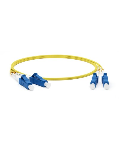 FC-D2-9-LC/UR-LC/UR-H-15M-LSZH-YL. Патч-корд волоконно-оптический одномодовый. Hyperline в Челябинске