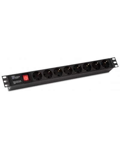 SHE19-8SH-S-IEC. Блок розеток 19. Hyperline в Челябинске