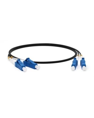 FC-D2-9-LC/UR-LC/UR-H-25M-LSZH-BK. Патч-корд волоконно-оптический одномодовый. Hyperline в Челябинске