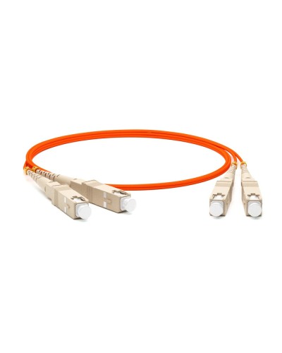 FC-D2-50-SC/PR-SC/PR-H-2M-LSZH-OR. Патч-корд волоконно-оптический SC-SC. Hyperline в Челябинске