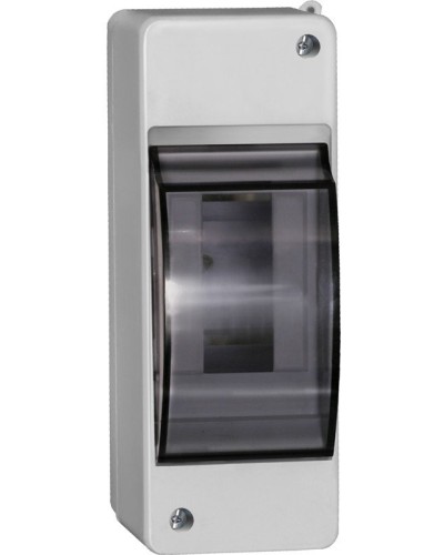 Корпус пластиковый КМПн 2/2 IP30 белый KREPTA 3 (MKP42-N-02-30-20). Щиток модульный с прозрачной дверцей, настенный. IEK в Челябинске