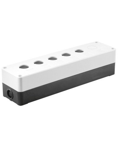 Корпус КП105(6) для кнопок 5(6) мест белый (BKP10-6-K01). Корпус для кнопочных постов. IEK в Челябинске