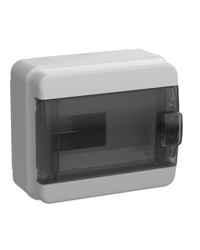 Корпус пластиковый КМПн-8 IP65 TEKFOR (TF5-KP72-N-08-65-K03-K02). Корпус модульный пластиковый черная прозрачная дверь. IEK в Челябинске