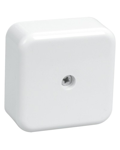 Коробка распаячная КМ41206-01 50х50х20 открытой проводки (4 клеммы 3 мм²) белая (UKO10-050-050-020-K01). Коробка распаячная безгалогенная (HF). IEK в Челябинске