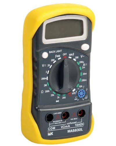 Мультиметр цифровой Master MAS830L (TMD-3L-830). Мультиметр цифровой. IEK в Челябинске