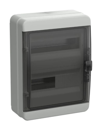 Корпус пластиковый КМПн-24 IP65 TEKFOR (TF5-KP72-N-24-65-K03-K02). Корпус модульный пластиковый черная прозрачная дверь. IEK в Челябинске