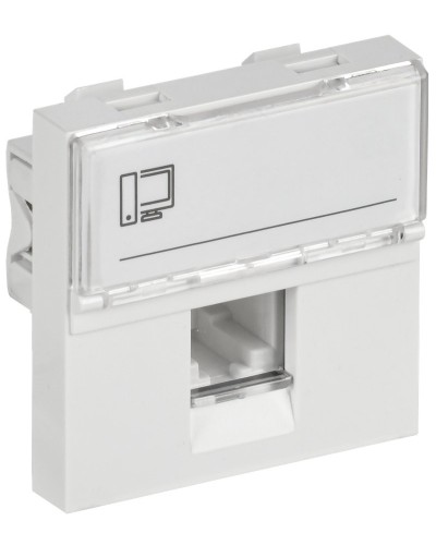 Розетка RJ45 кат.6 PRIMER РКИ-20-00-П-6 белый IEK (PR-KK40D-RI-0-2-1C06U-K01). Розетка RJ-45. IEK в Челябинске