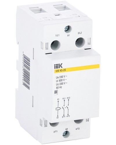 Контактор модульный КМ40-20 AC (MKK11-40-20). Контактор модульный. IEK в Челябинске