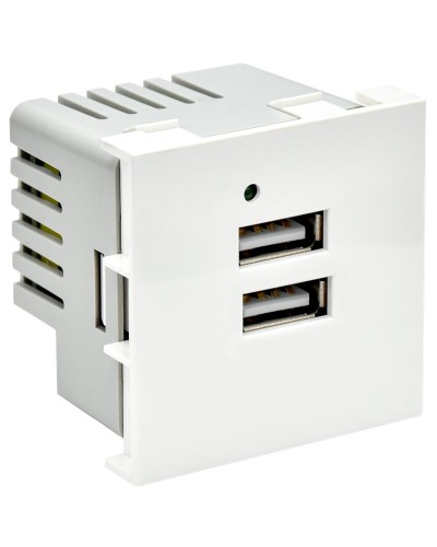 Розетка USB A+A 4,2А PRIMER РКЮ-23-40-П белый IEK PR-KK40D-RU-0-2-AA-K01). Розетка USB. IEK в Челябинске