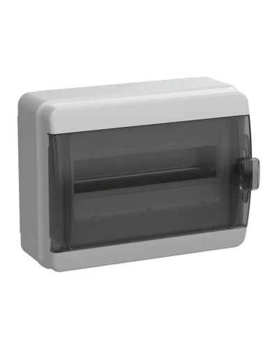 Корпус пластиковый КМПн-12 IP65 TEKFOR (TF5-KP72-N-12-65-K03-K02). Корпус модульный пластиковый черная прозрачная дверь. IEK в Челябинске